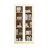 Cheap Price Wood Grain File Cabinet Glass 2 Doors Steel File Storage Wood Like Filing Cabinet