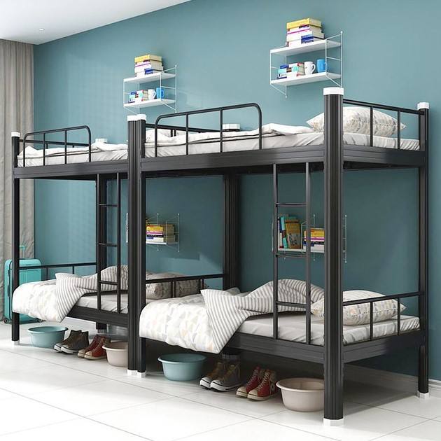 Bunk bed iron steel high quality metal bunk single with low price