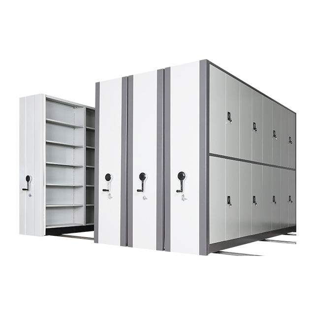 Hand Push Mobile Compactor Electronic Shelves Mechanical