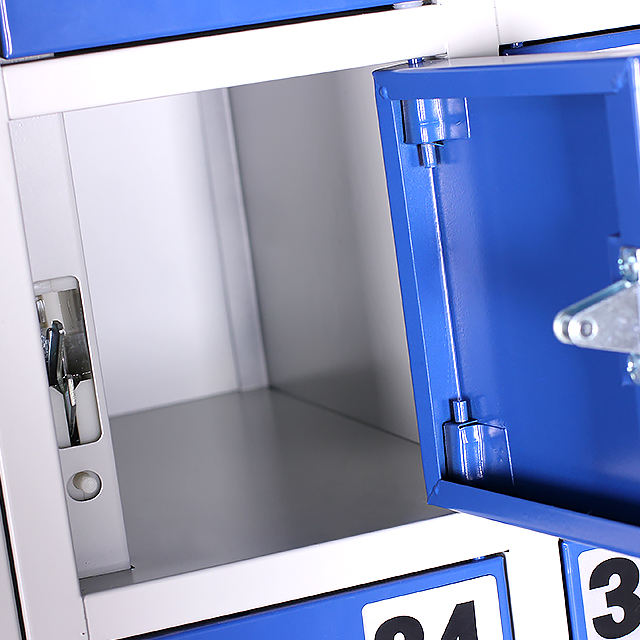 Electronic 24 Metal Lockers Bag Lock Cabinet Smart Electronic Locker For School Supermarket Gym