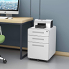 office use A4 file steel metal cabinet mobile pedestal portable steel 3 drawers Filing cabinet