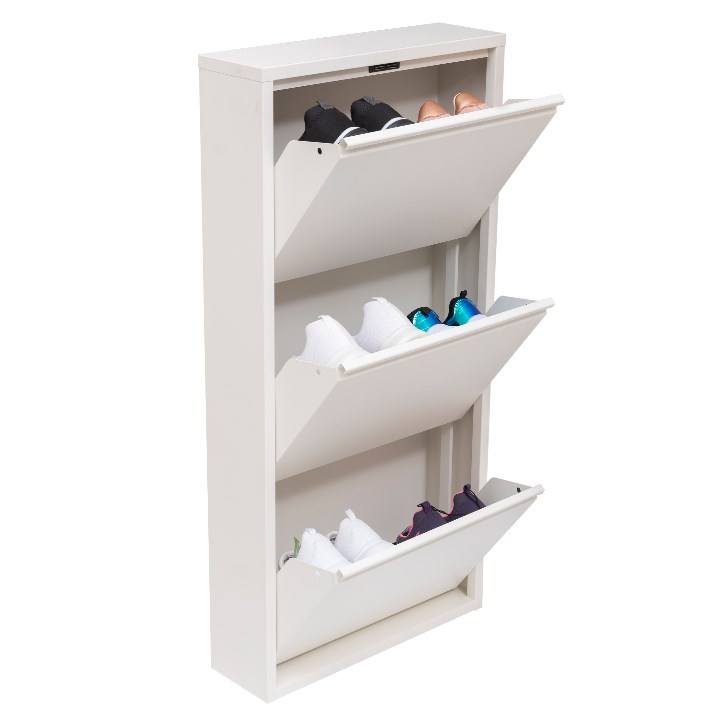 3 layer metal shoe rack cabinet shoes cabinet wall cabinet metal modern shoe rack