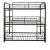Triple decker bed metal triple etagen bett tier bunk
