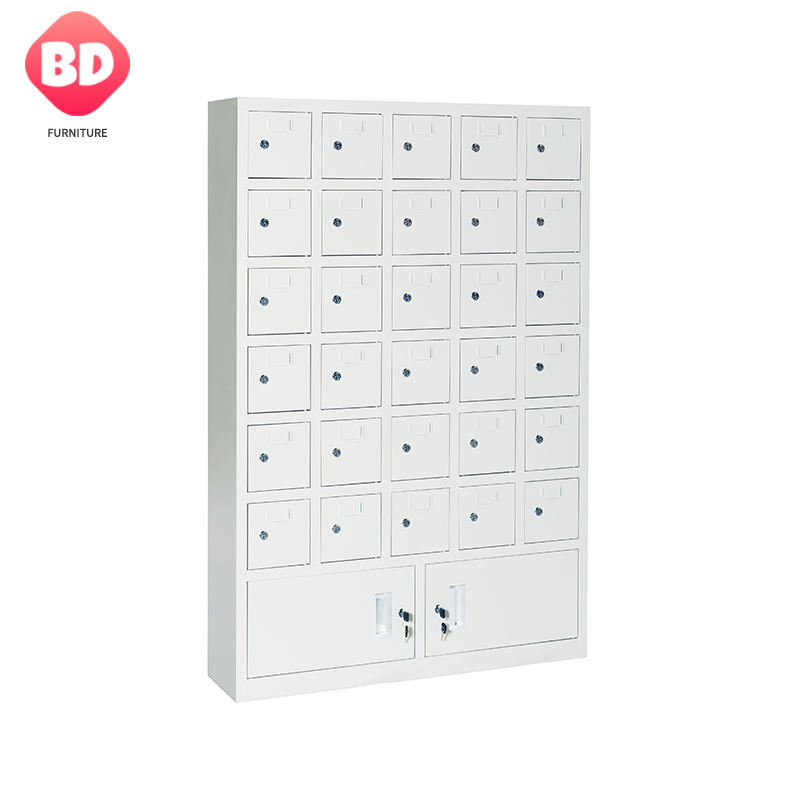 competitive price cell phone cabinet with charging facilities, staff mobile phone storage cabinet