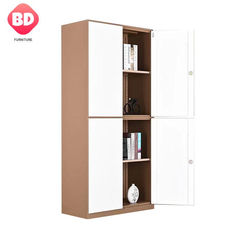 4 door metal filing cabinet for office and school, metal document storage cabinet