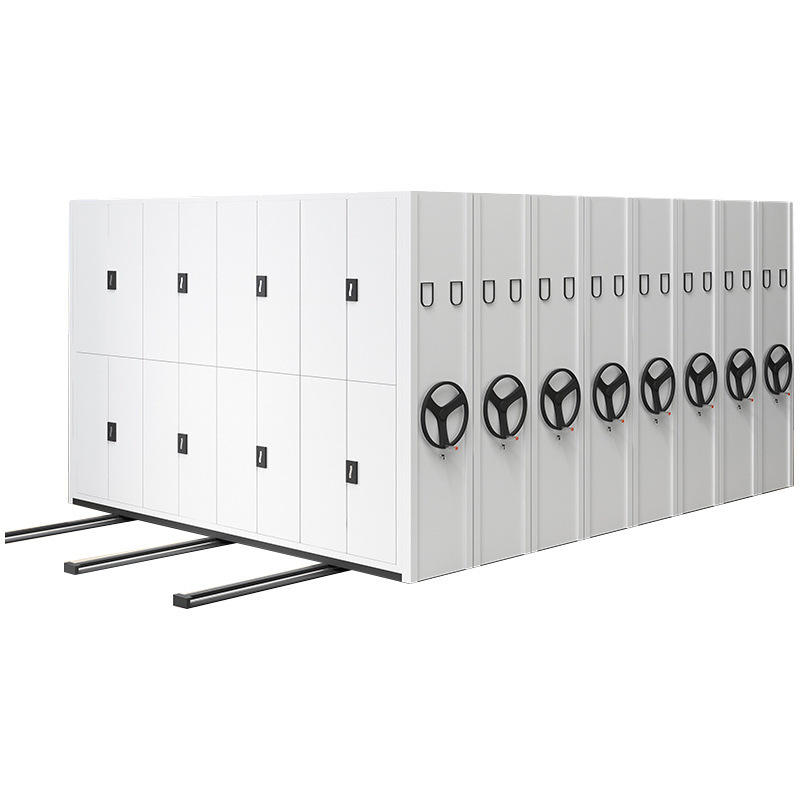 Movable shelf Steel filing library office cabinet movable compactor Hand Push Mobile Compactor