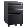 Mobile Drawer File Cabinet Steel Mobile Pedestal With 3 Box Drawers Pedestal Steel Drawer