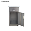 Stainless steel bedside cabinet for home and hospical, medical furniture drawer cabinet,patientstorage bedside cabinet with lock