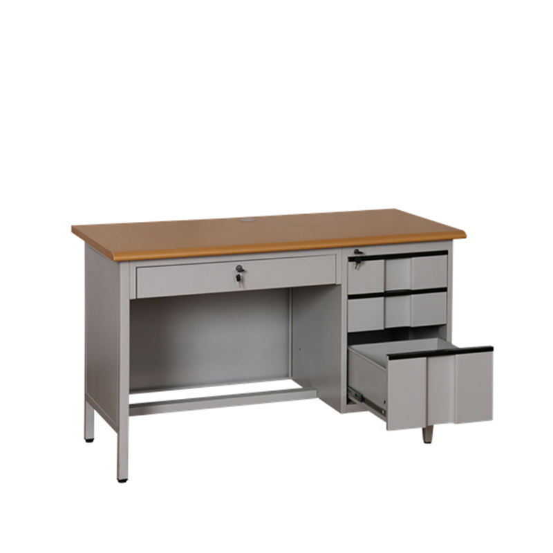 Modern style simple stylish office steel desk metal desk storage