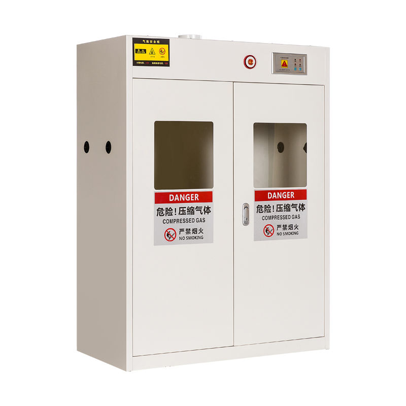 Chemical Laboratory Furniture Iron Sheet Gas Cylinder Safety Storage Cabinet