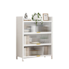 High quality, favorable price three doors and four floors metal bookshelf suitable for office and school living rooms.