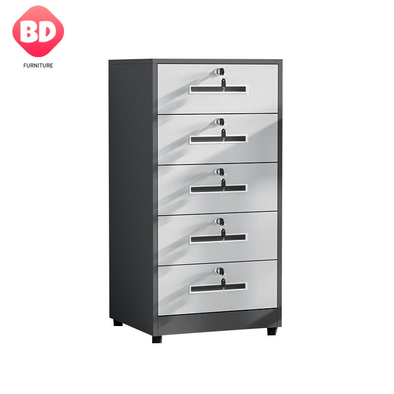 Hot Selling Metal Cabinet Under Desk Cabinet Office File Cabinet Five Drawers Multi Color