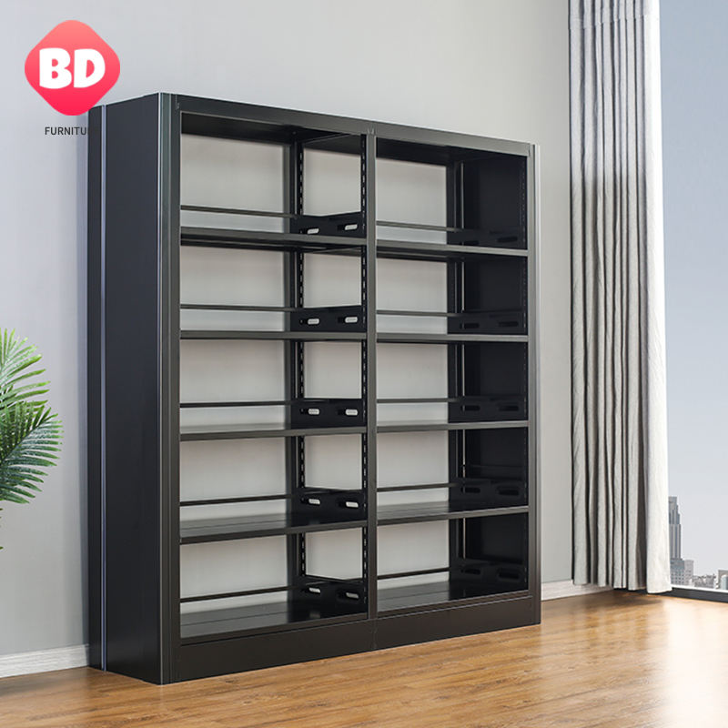 Industrial bookcase bookshelf iron bookstore furniture school library books cabinet