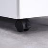 High quality metal storage cabinet with wheels three drawer steel movable filing cabinet