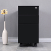 3 Movable Drawers Cabinet Mobile Filing Cupboard With Drawers Steel Movable Filing Drawer Cabinet