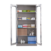 glass doors stainless steel file cabinet for office and workshop