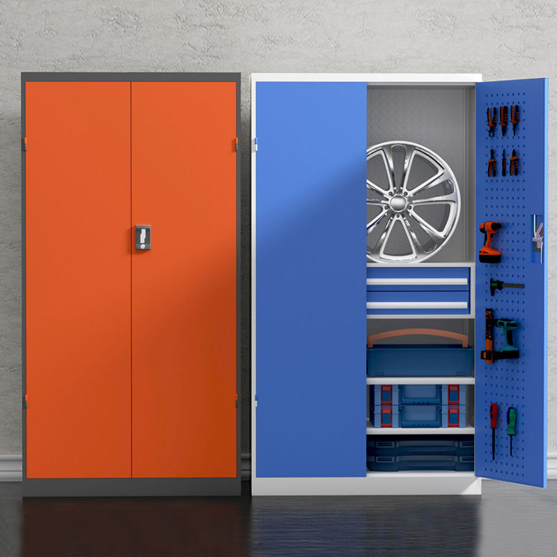 Customized metal tool storage cabinet for workshop garage warehouse adjustable tool cabinet