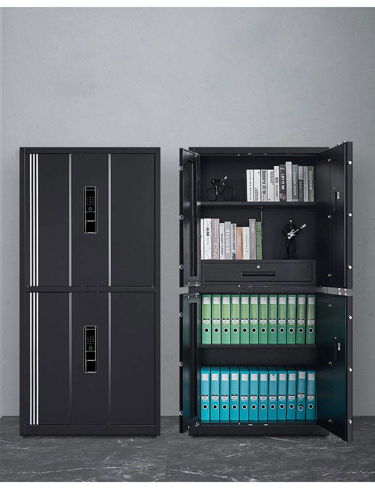 2024 office automatic digital strongbox security fireproof safe box coffer money/jewelry