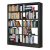 Bookshelf metal bookcase steel single side metal Book Rack modern metal bookshelf