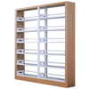 Top and Cheap Library Furniture Double Steel Portable Library Bookcase Metal Book shelf Bookshelves