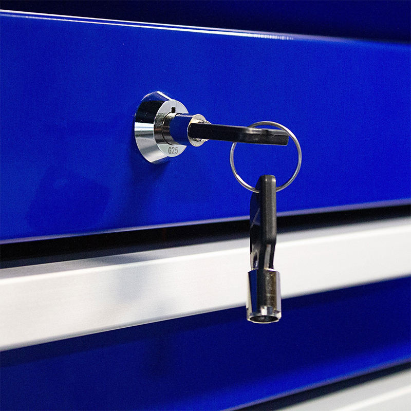 General 7 Drawers Trolley Tools Box Set Combine Kit Rolli ng To ol Drawer Box Cabinet Garage Metal for professional working