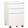 3 drawer mobile cabinet steel filing 3 pedestal for sale Under Desk Drawer Cabinet