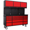 New 72 inch 18 Drawers Combination Tool Cabinet, Warehouse Large Steel Garage Tool Chest Replacement Parts Box Cabinet