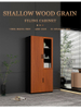 Wood like style office furniture Metal cabinet storage Wood Grain file Cabinet