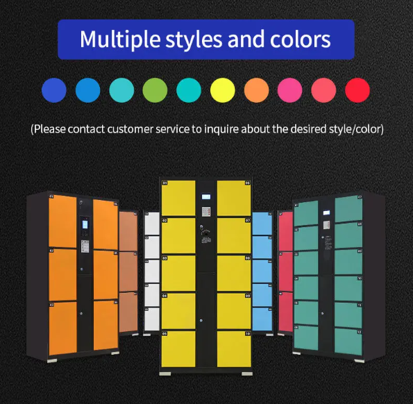 12-Door Smart Gym Electronic Locker